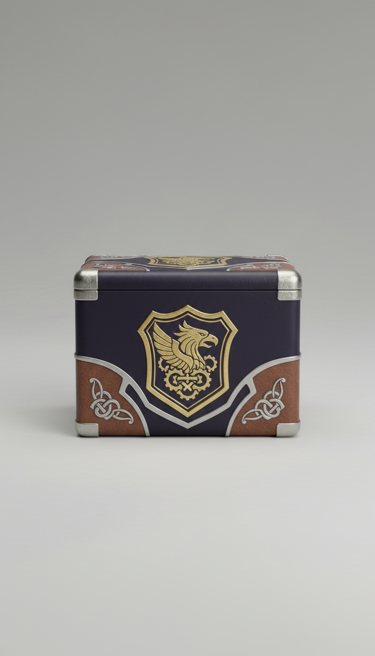 Deck Box with Crest Foil Emblem